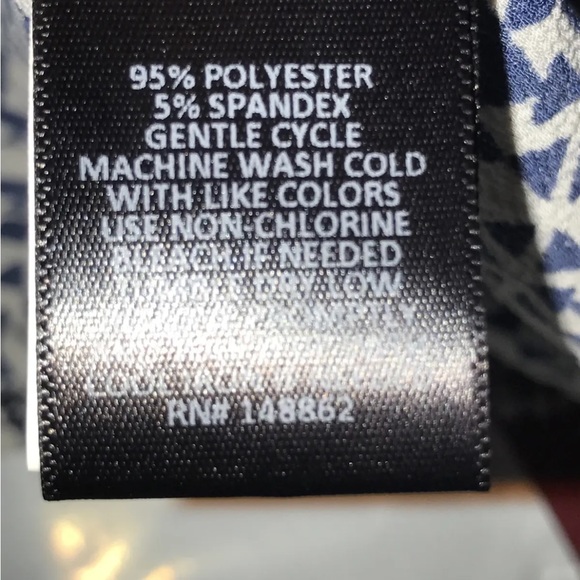 Torrid 5 blue blouse Oversized pullover boho beach Tunic cold shoulder geometric - Picture 4 of 9